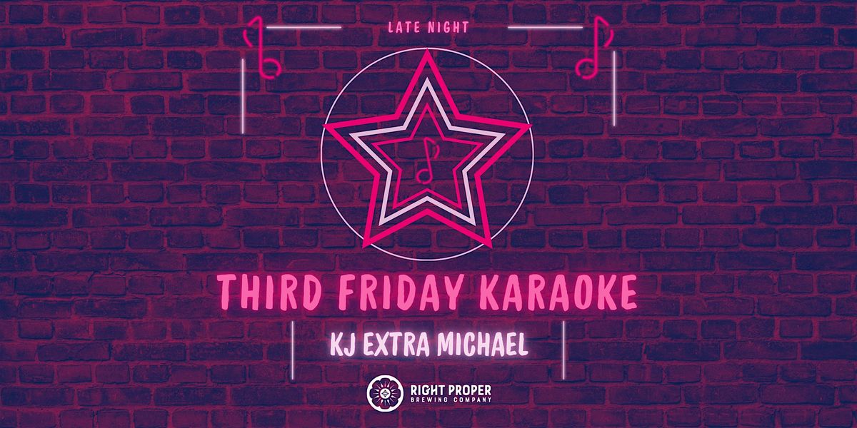 Third Friday Karaoke