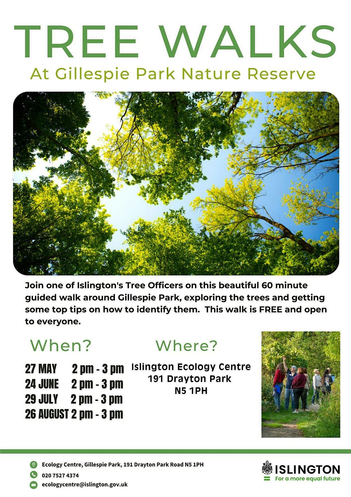 TREE WALK WITH A TREE GUIDE IN A NATURE RESERVE (FREE)