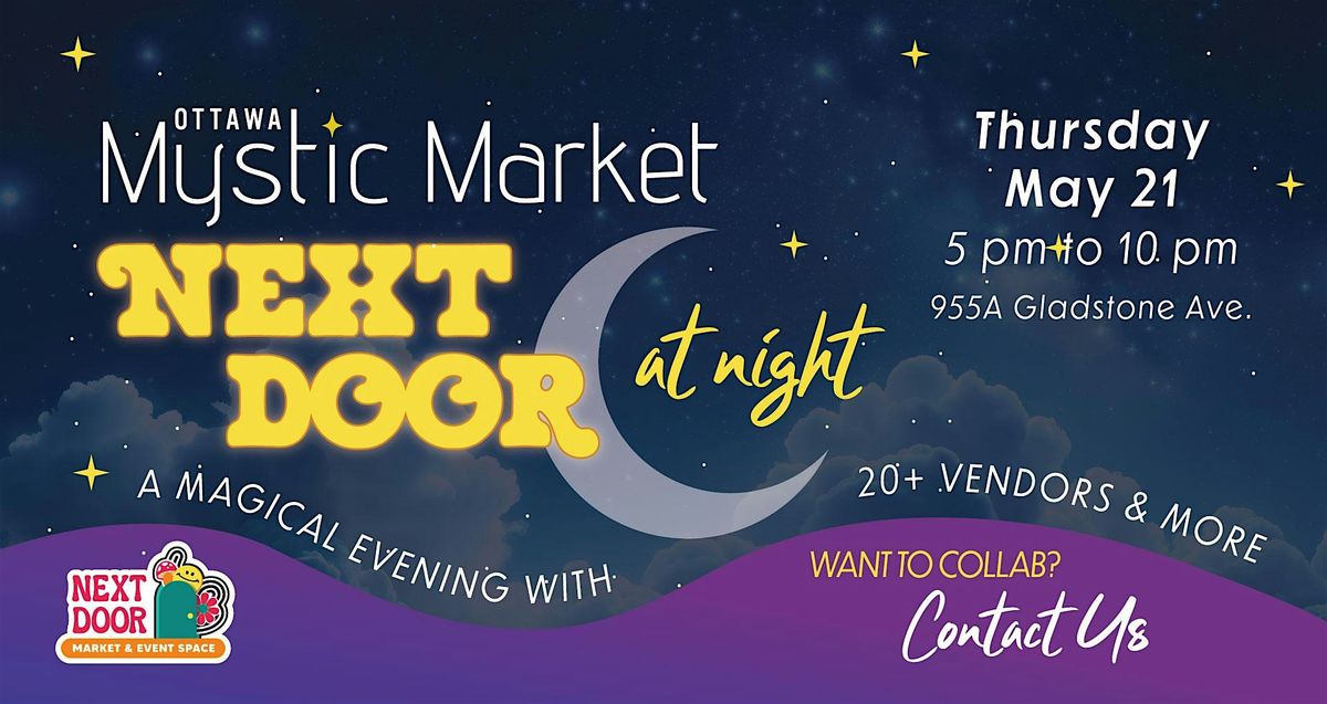 Ottawa Mystic Market at night