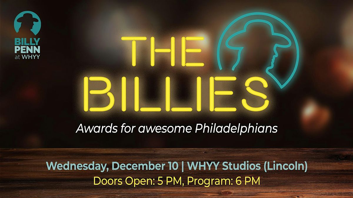 2025 WHYY Billy Penn: Billies Awards