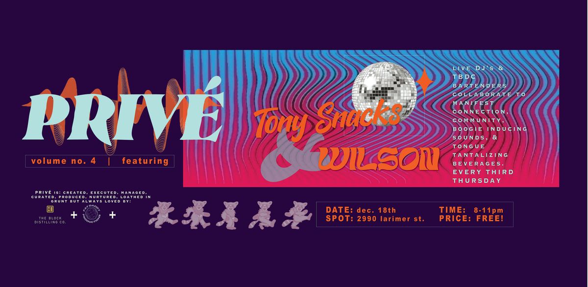 PRIV\u00c9 - vol. no. 4  |  live DJ creations & tongue tickling  sippers