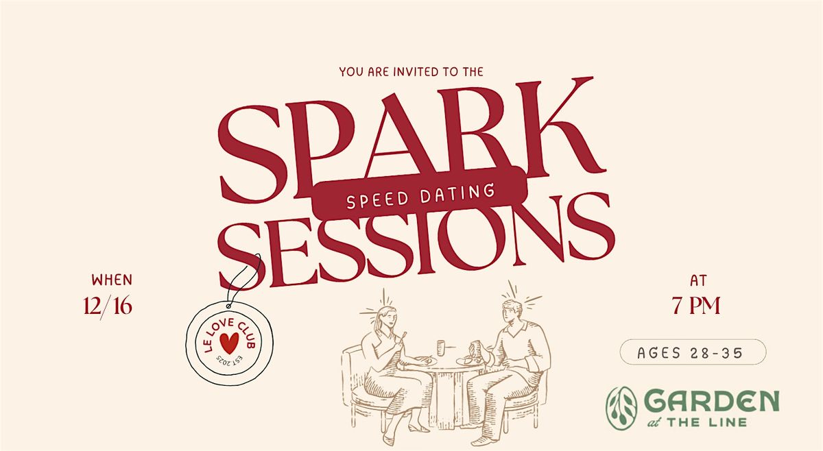 Spark Sessions: Modern Speed Dating Event (Ages 28-35)