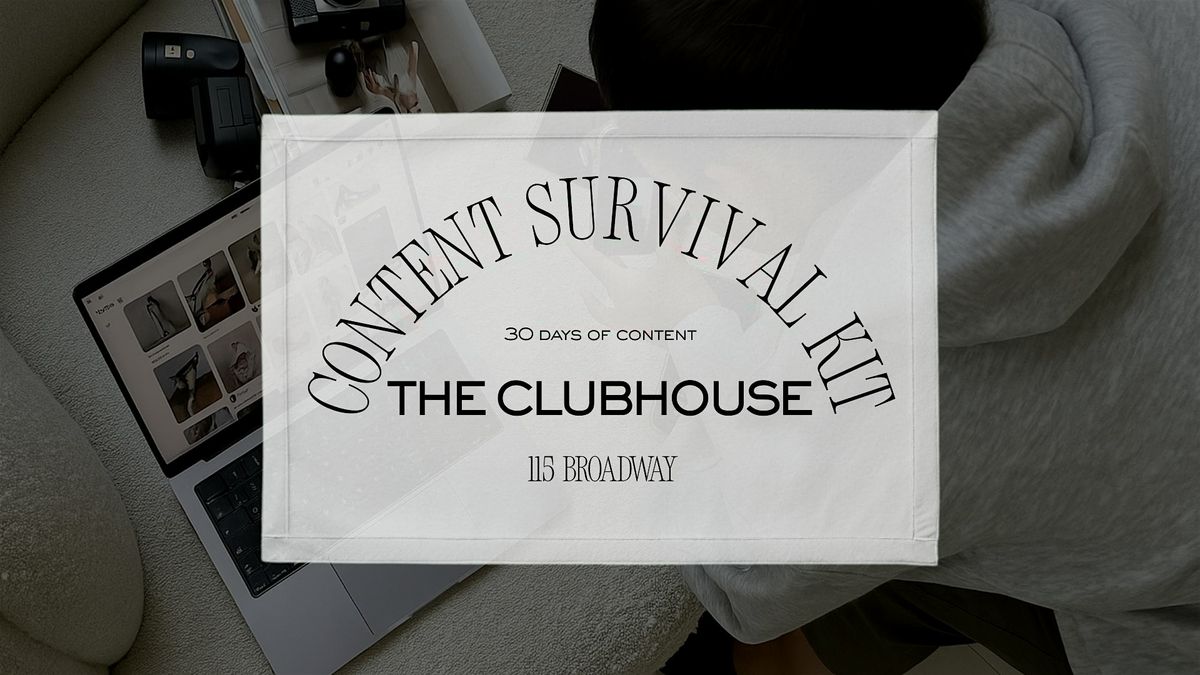 Content Survival Kit: 30 Days of Content in One Shoot