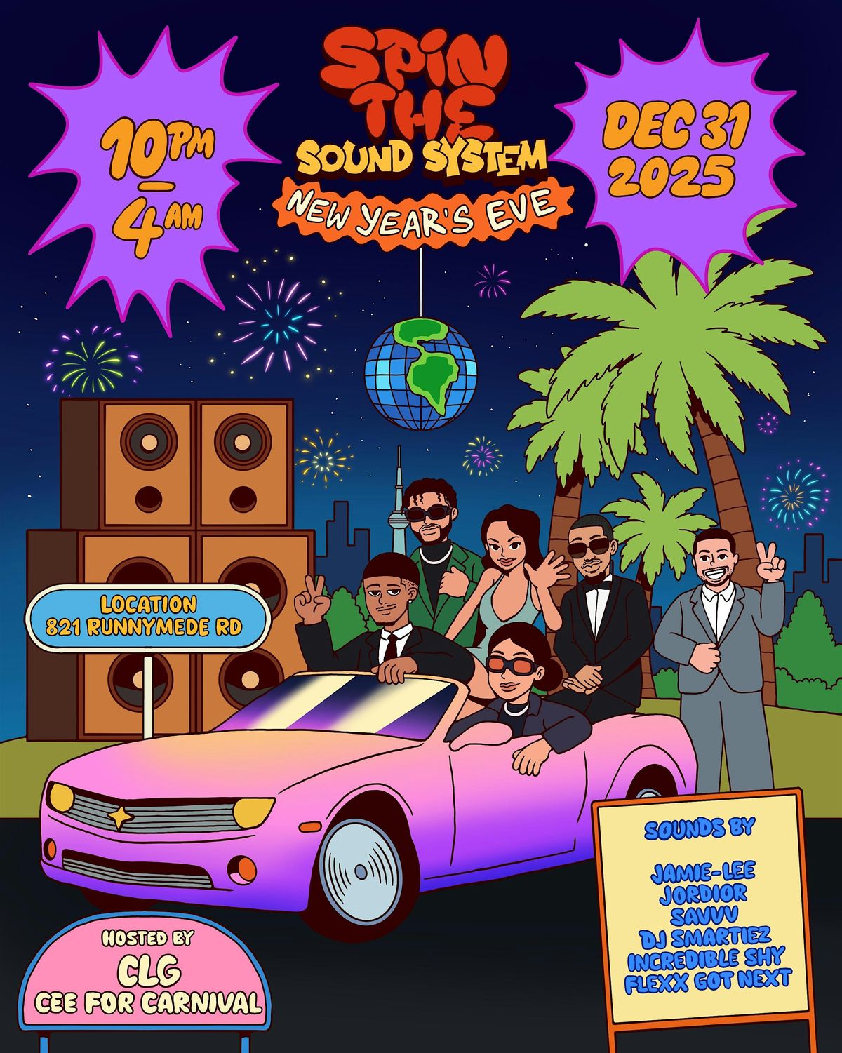 Spin The Sound System: New Year's Eve