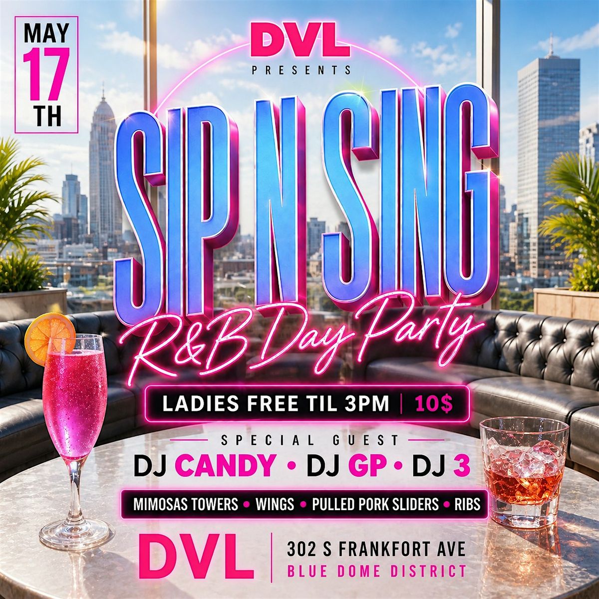 SIP N SING: R&B DAY PARTY