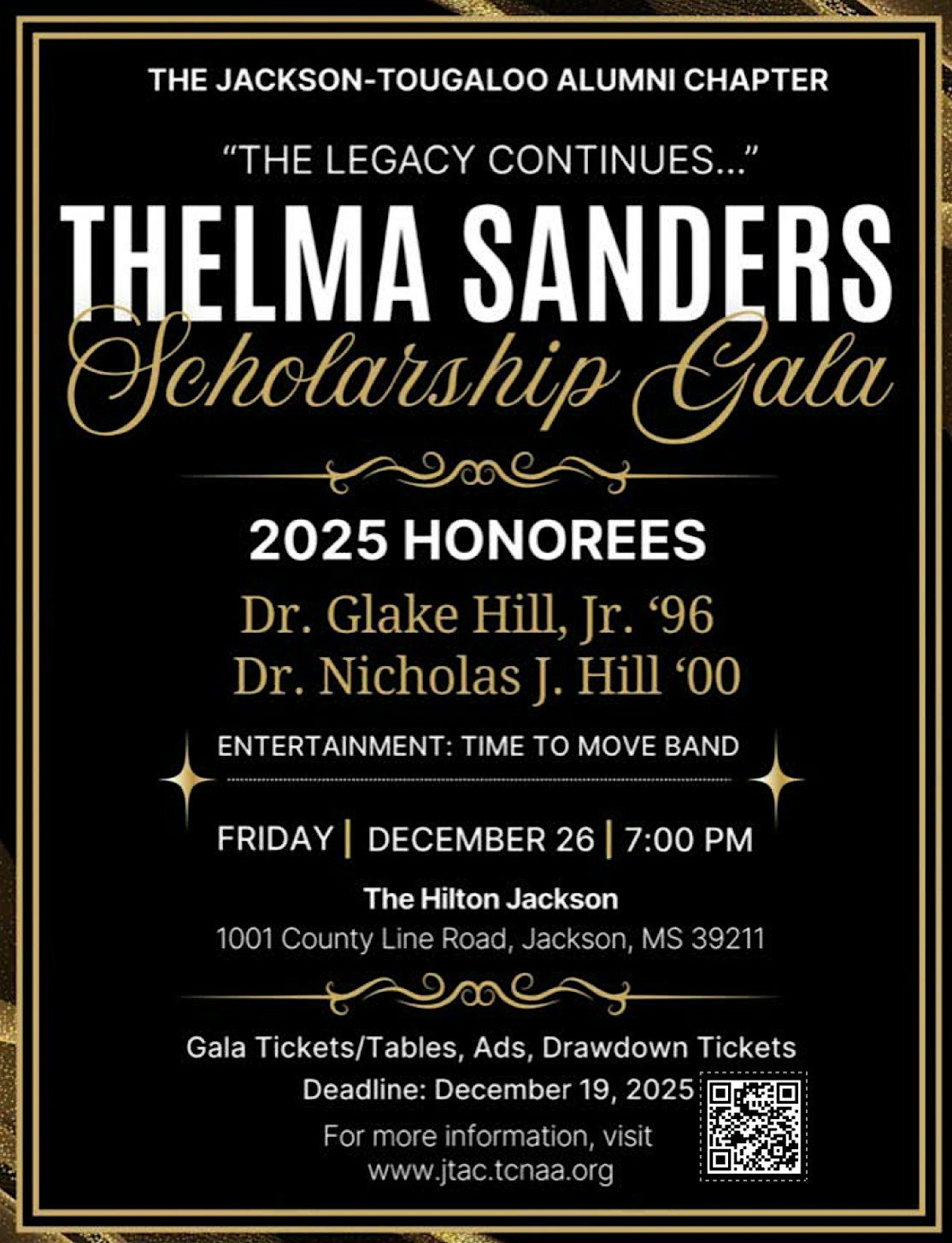 JTAC - Thelma Sanders Scholarship Gala