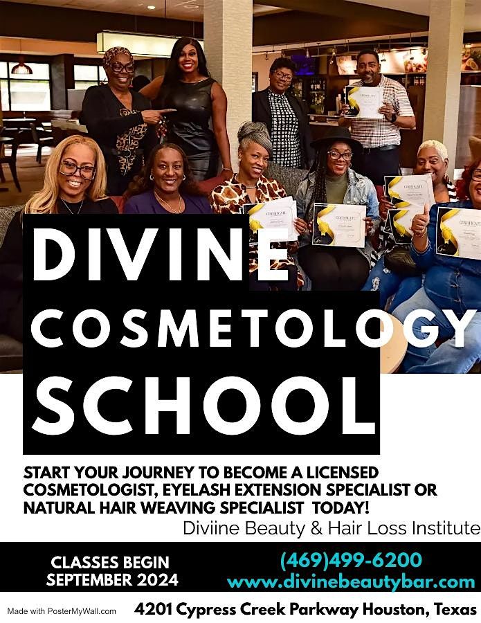 Houston TDLR-Approved Cosmetology School Open House! NOW ENROLLING!
