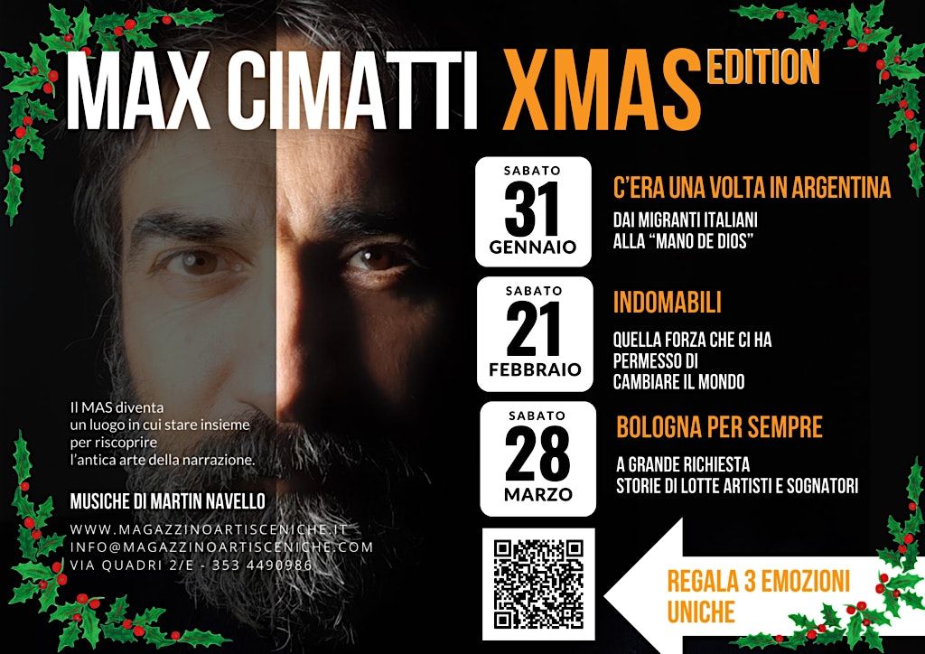 Max Cimatti: RACCONTA - TUTTO MAX Xmas Edition