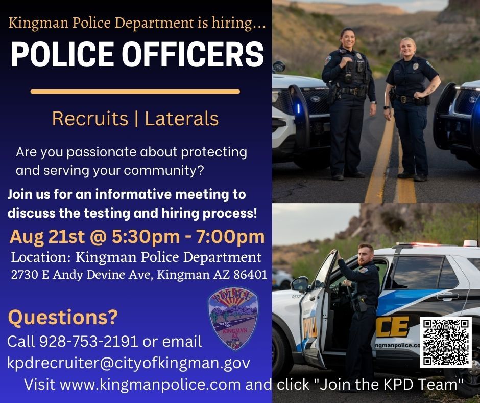 KPD Hiring & Recruitment Informational Meeting