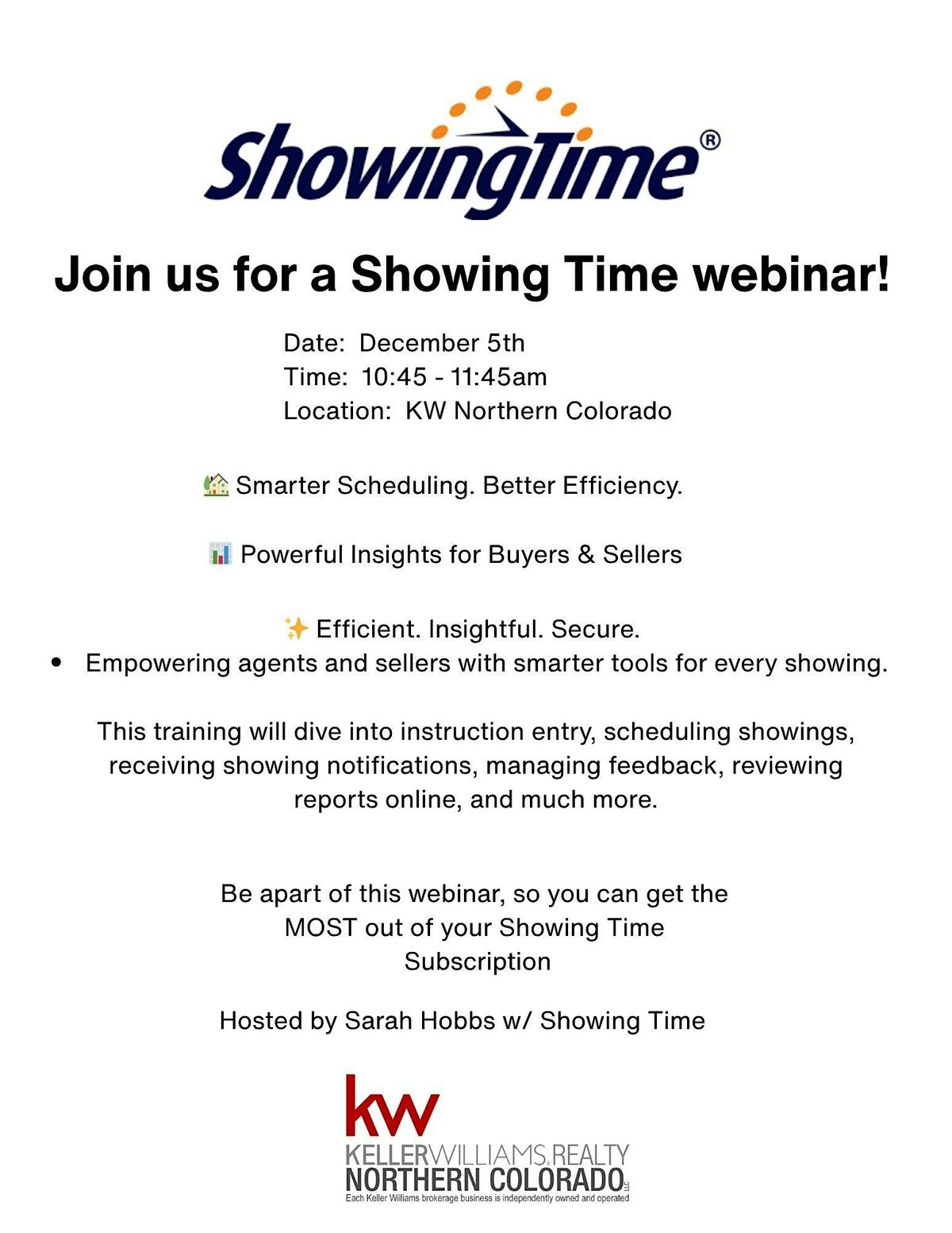 Get the most out of your Showing Time subscription!