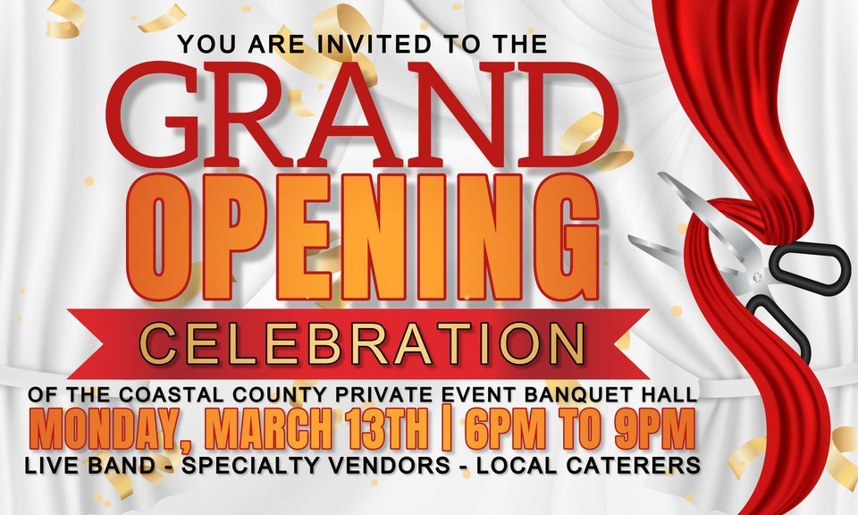 Grand Opening of the CCB Banquet & Event Hall at Coastal County Brewing ...