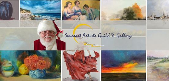 visit santa at seascoast artists gallery seacoast artists gallery, myrtle beach, sc december 11, 2021 visit santa at seascoast