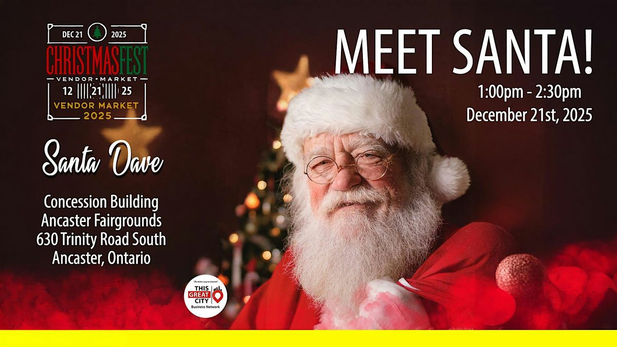 Santa at ChristmasFest Vendor Market