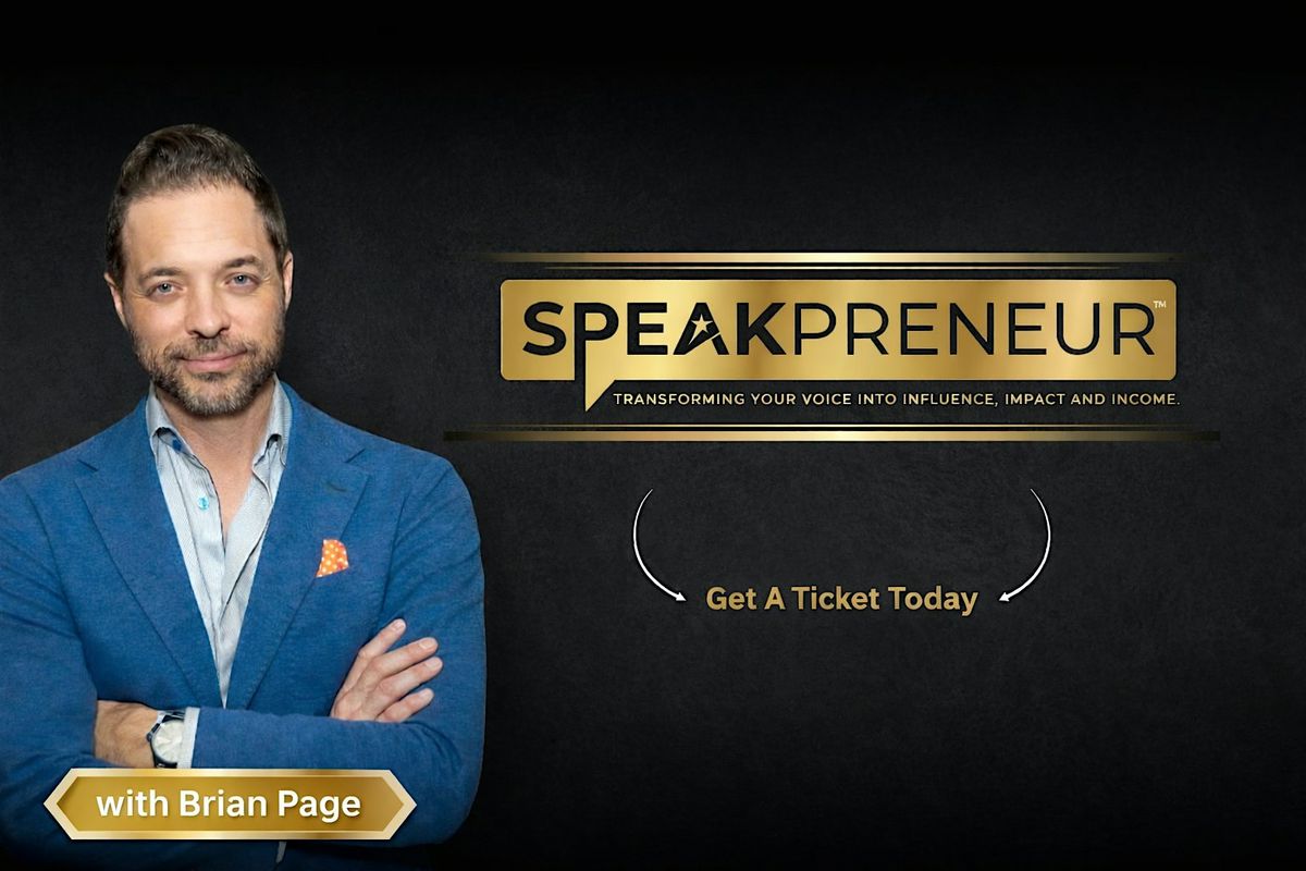 Speakpreneur Milwaukee - 1 Day Workshop