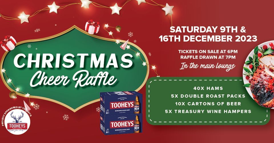 Christmas Cheer Raffles at South West Rocks Country Club, Wauchope on ...