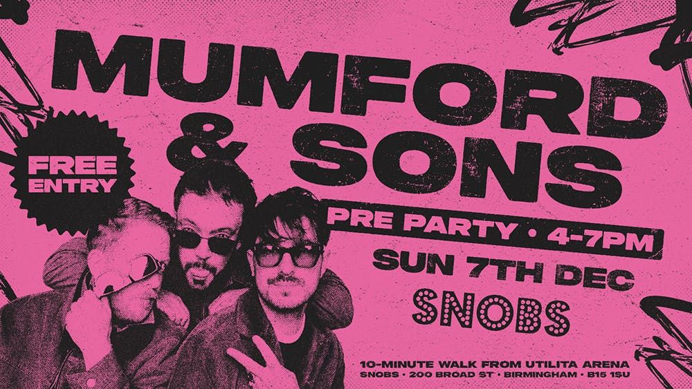 MUMFORD &amp; SONS GIG PREPARTY! 7th  Dec