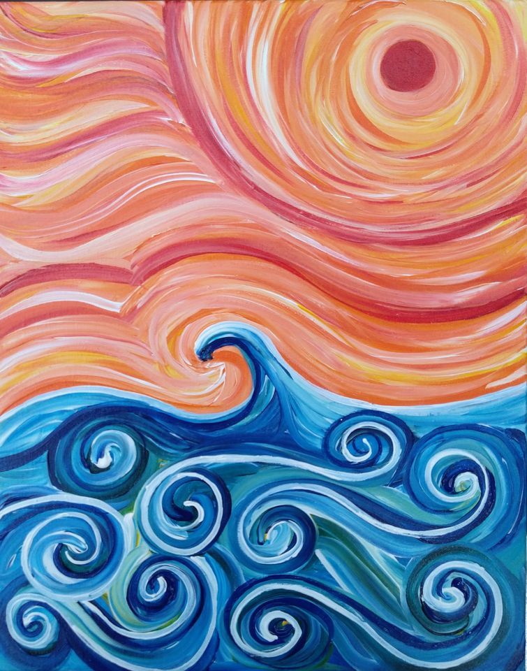 Summer Waves Paint and Sip | Paint-n-Gogh, Ballston Spa, NY | April 22 ...