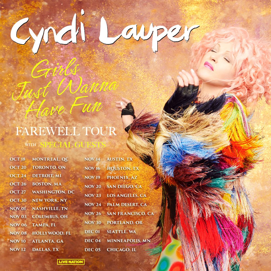 Cyndi Lauper at Concord Pavilion