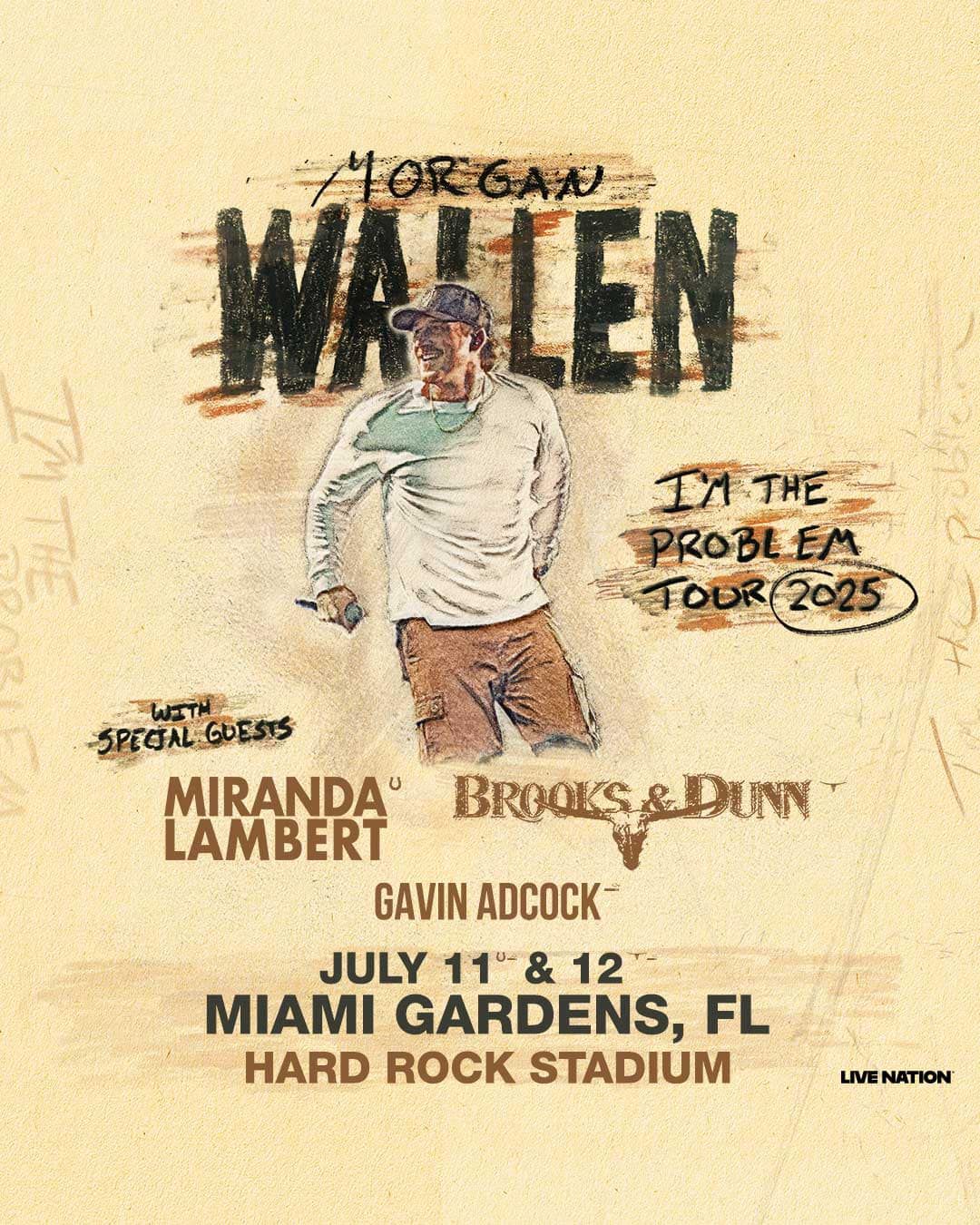 Morgan Wallen Gavin Adcock & Miranda Lambert