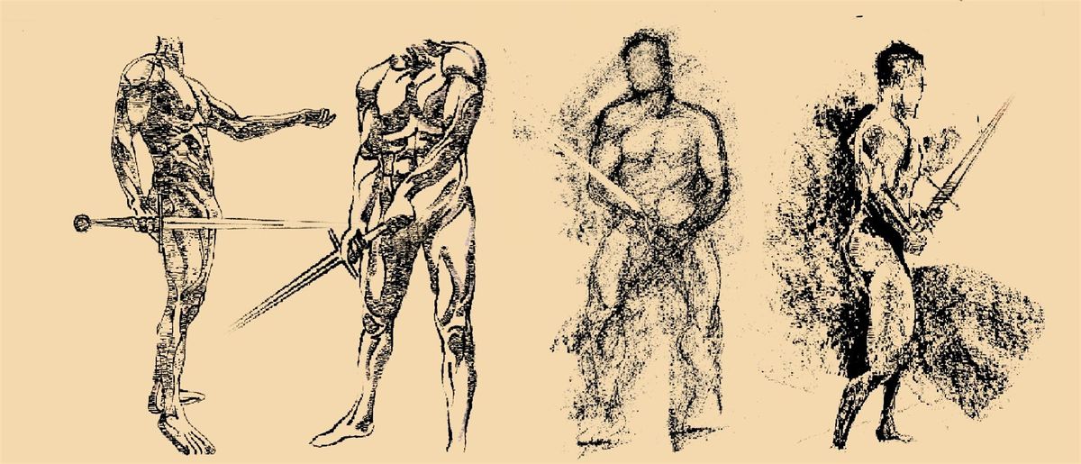Form of the Fight: Live Historical Sword Combat Figure Drawing Workshop