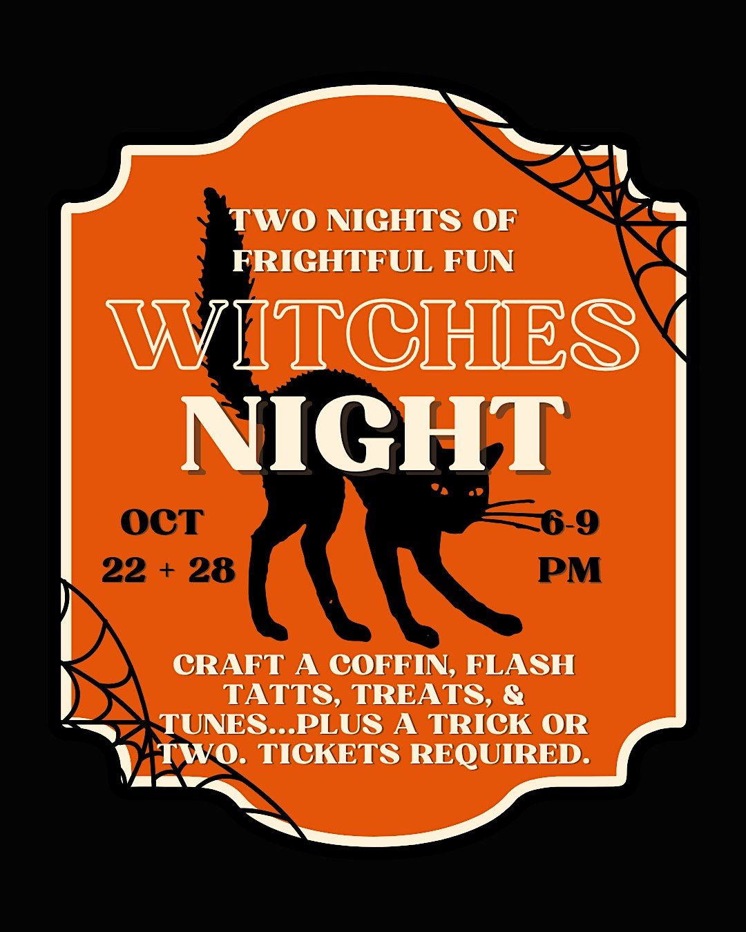 Witches Night at The Coaster, Puyallup on 22nd October, 2026