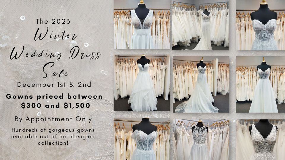Winter Wedding Dress Sale 113 E Lincolnway, Valparaiso, IN 463835637