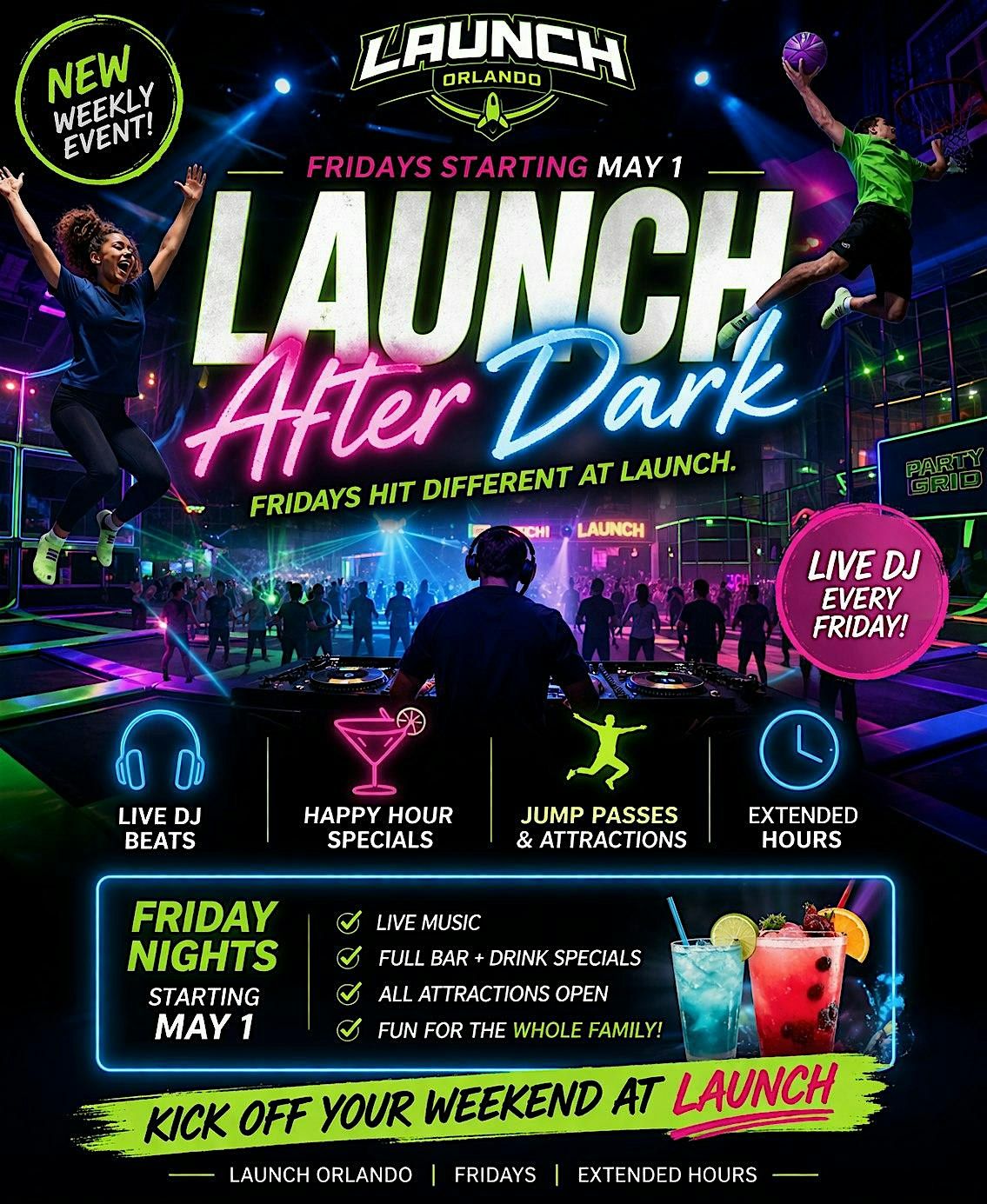 Launch After Dark: A Friday Night Party