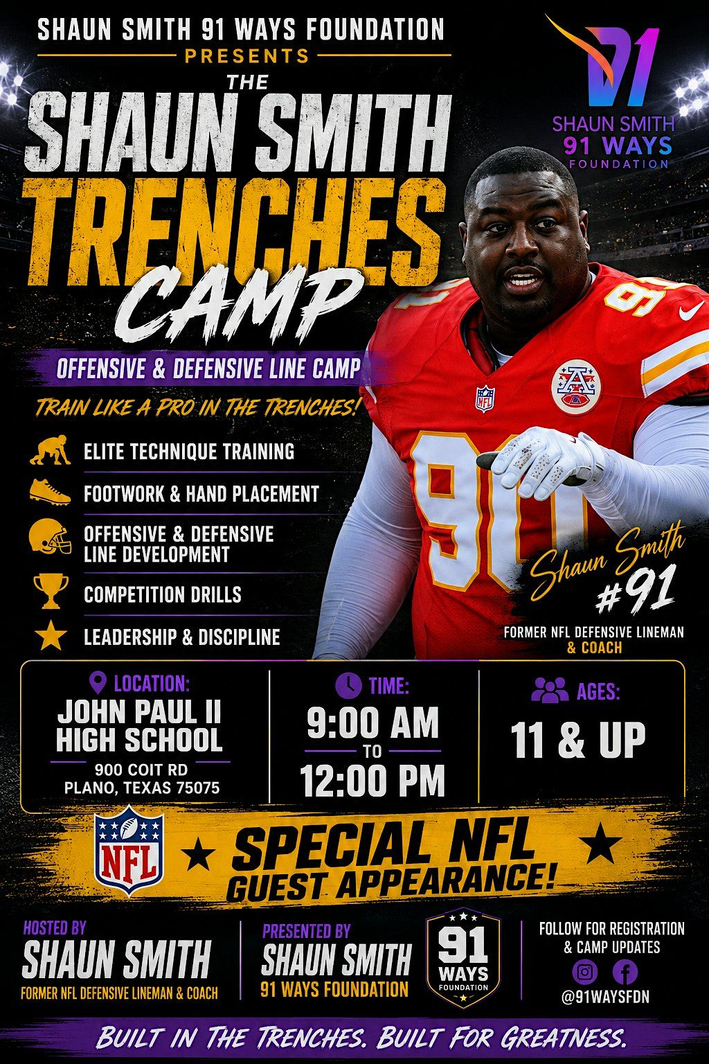Shaun Smith Trenches Camp 4 OL\/DL