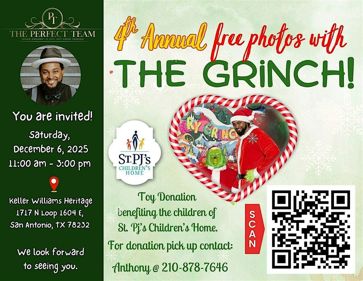 4th Annual Free Photos with the Grinch 2025