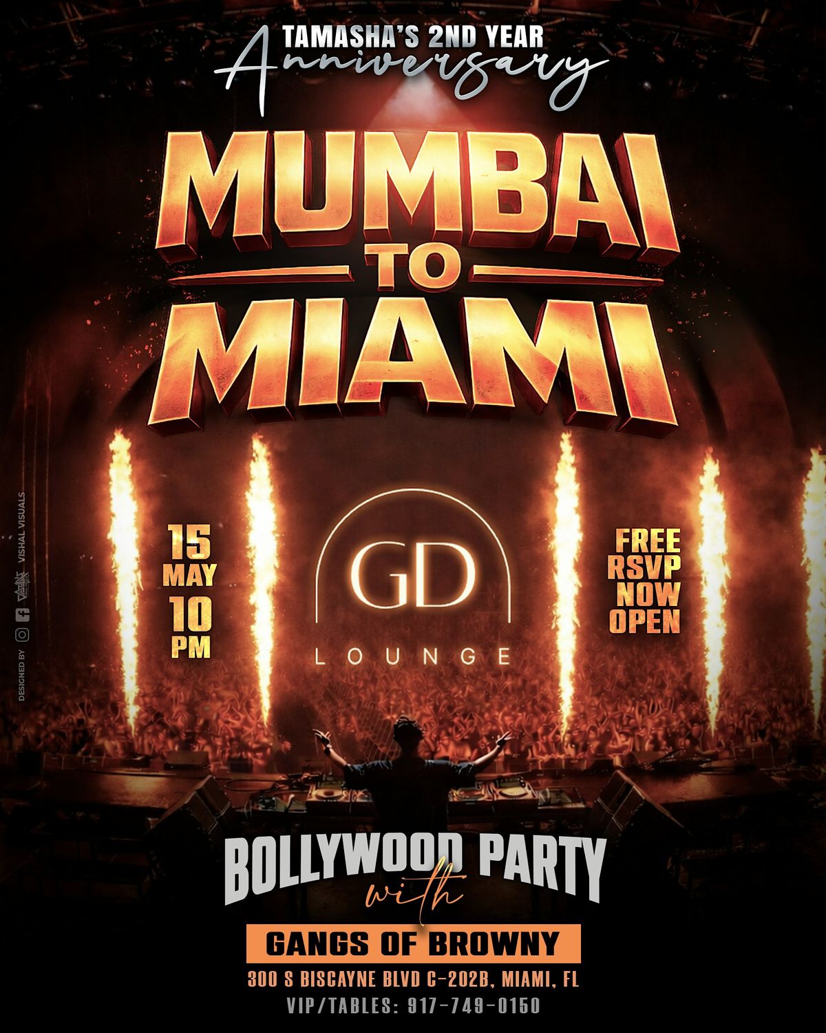MUMBAI TO MIAMI: BOLLYWOOD PARTY @GD LOUNGE BRICKELL