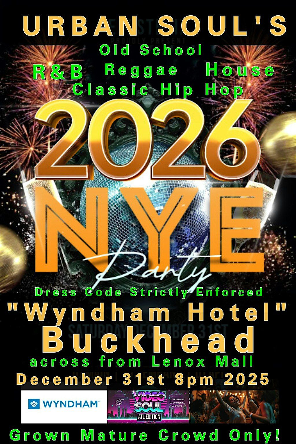 Urban Soul's NYE Party In Buckhead