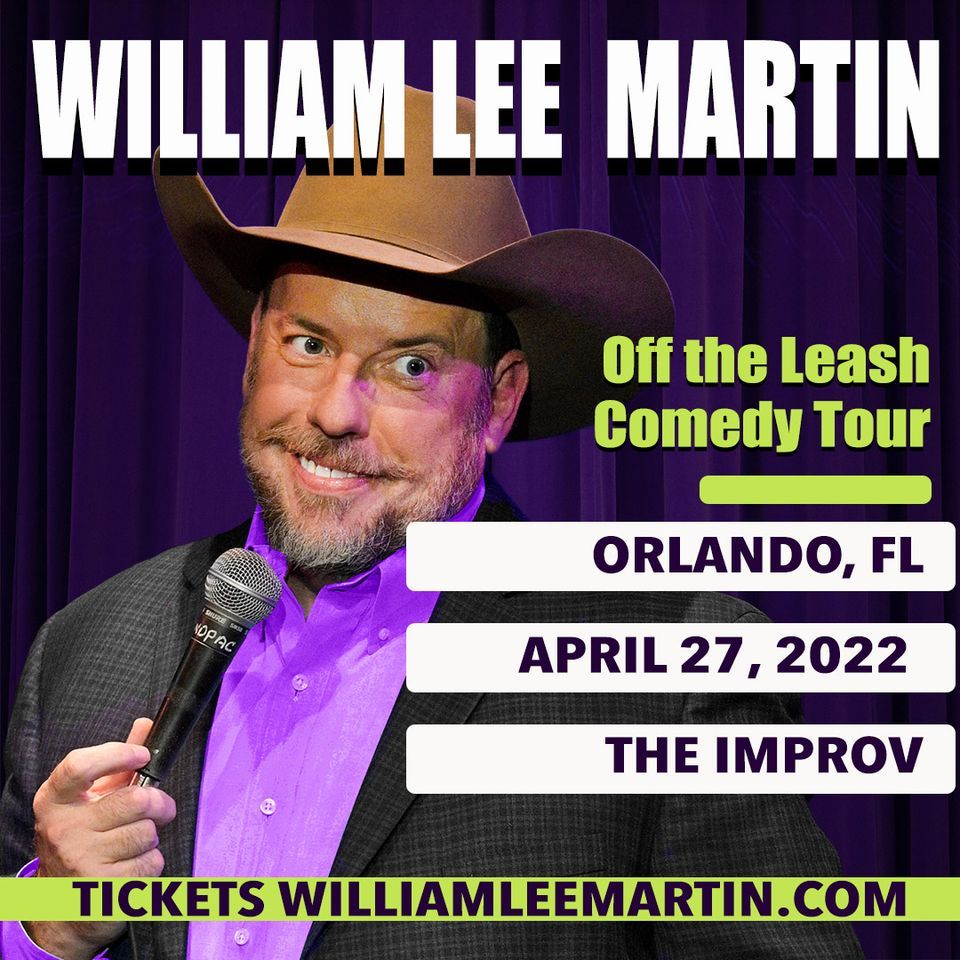 William Lee Martin The Improv Orlando, FL Live Comedy Orlando