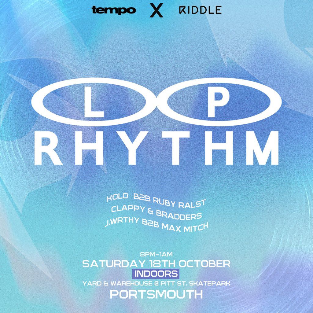 tempo x Riddle: L.P. RHYTHM - Portsmouth
