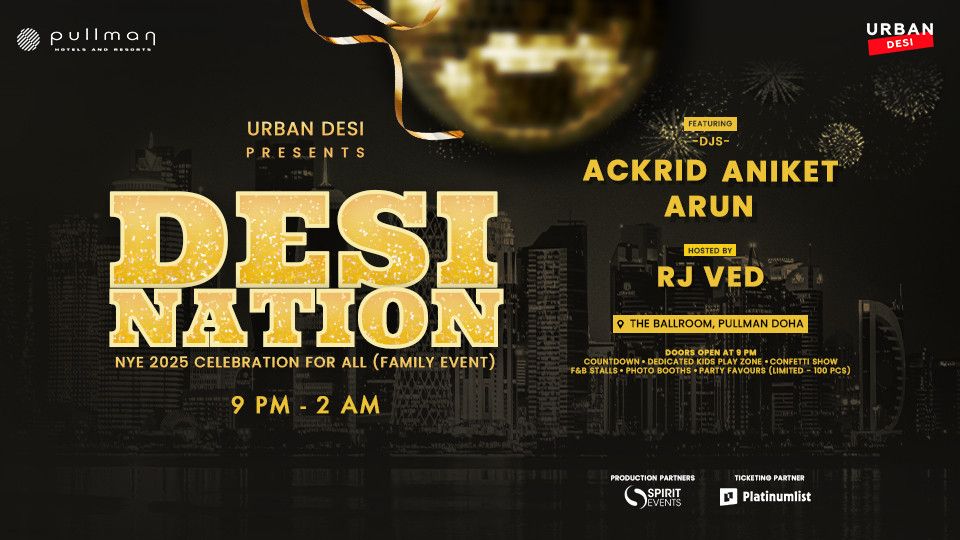 Desi-Nation NYE 2025 by Urban Desi