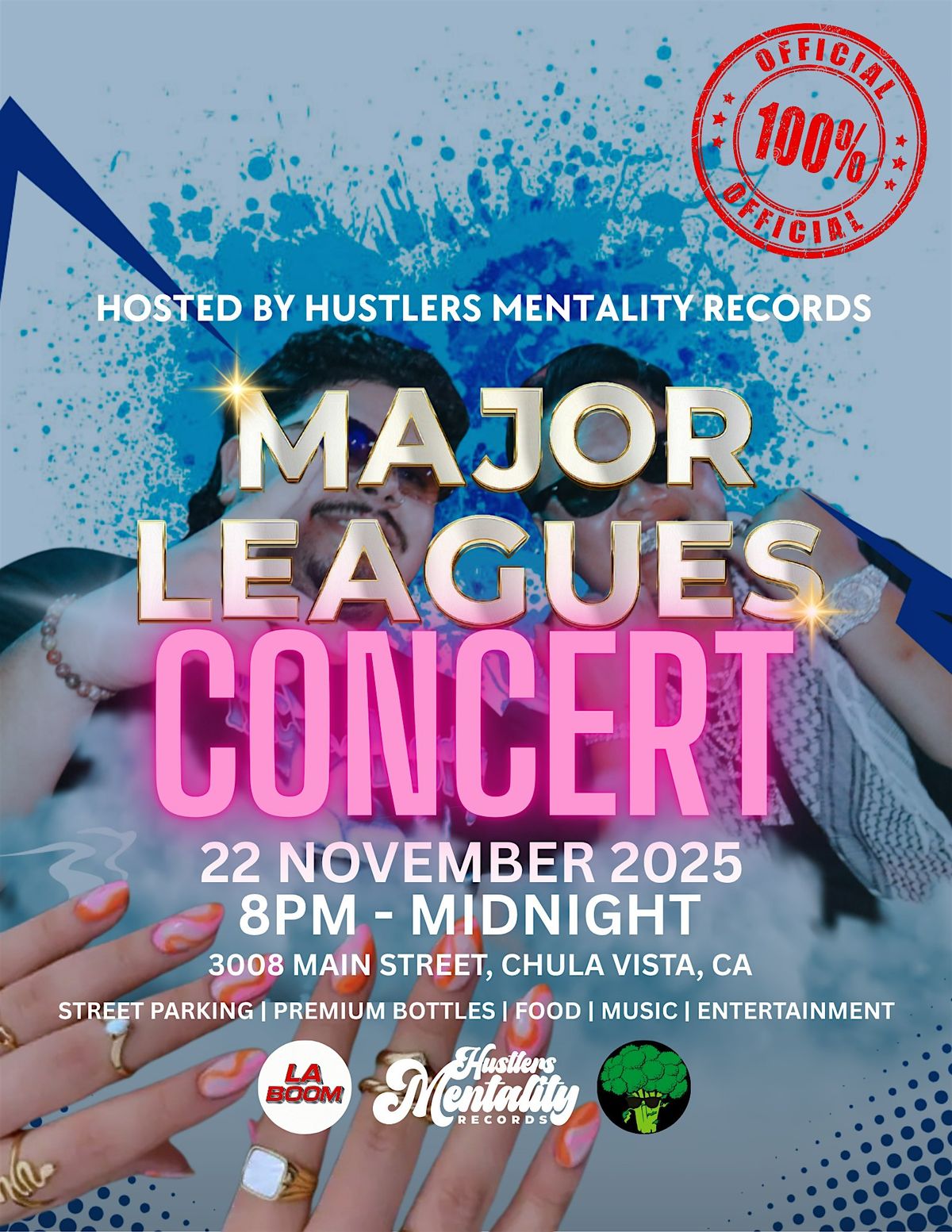 MAJOR LEAGUES 1st ANNUAL CONCERT RAP, HIP HOP, RNB