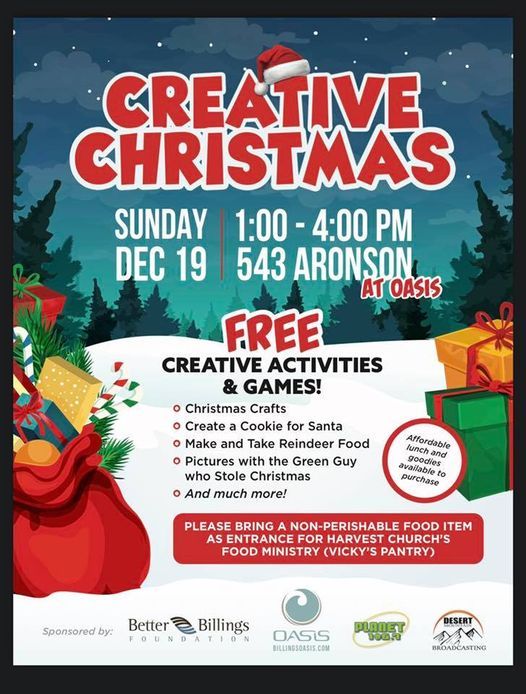 Christmas Parade Billings Mt 2022 3Rd Annual Creative Christmas | The Oasis, Billings, Mt | December 19, 2021