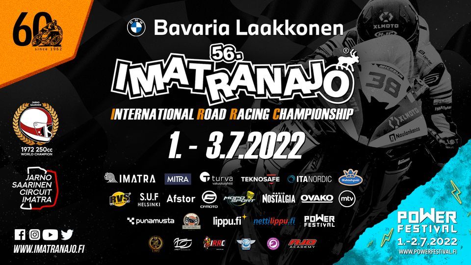 Imatra Road Racing Imatranajo 2022 / Imatra road races 2022 at Imatranajo on 1st July, 2022
