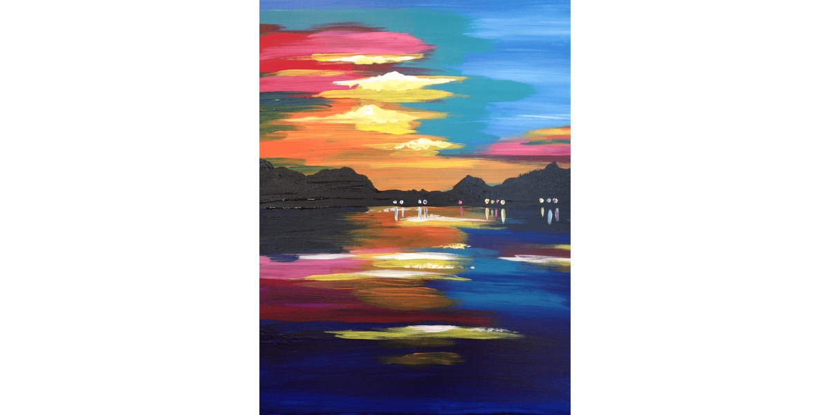 Lazy Lake Sunset - Paint and Sip in Phoenix | Classpop!\u2122