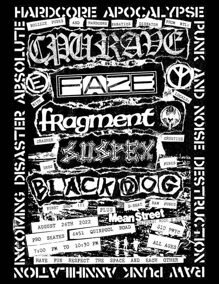 PUNK SHOW! AT PRO SKATES!