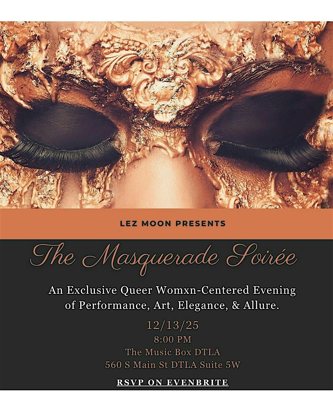 The Masquerade Soir\u00e9e: A LEZ MOON Experience