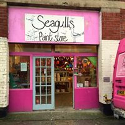 Seagulls Paint
