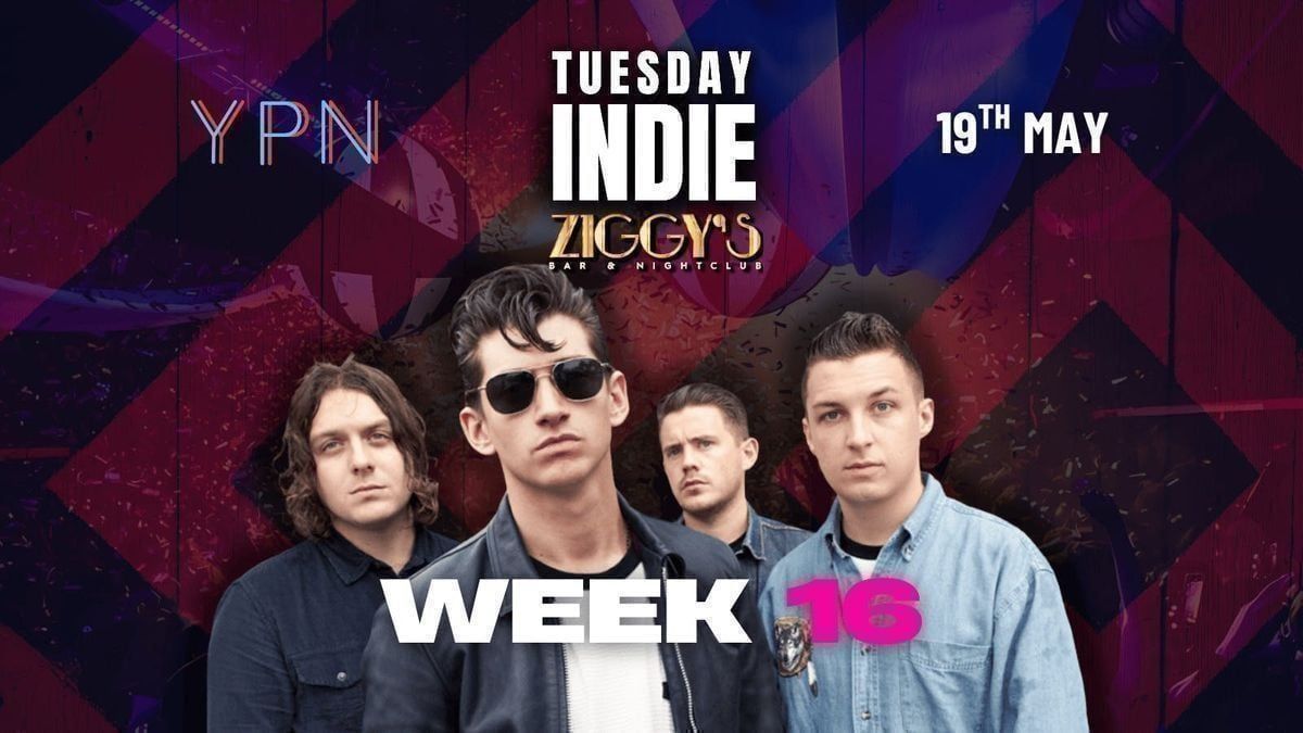 TUESDAY INDIE at Ziggy's - WEEK 16 - 19th May