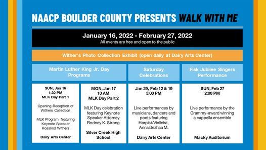 martin luther king jr. day celebrations dairy arts center, boulder, co january 16, 2022 martin luther king jr.