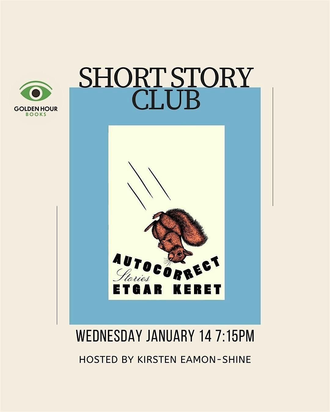 Short Story Club: JANUARY