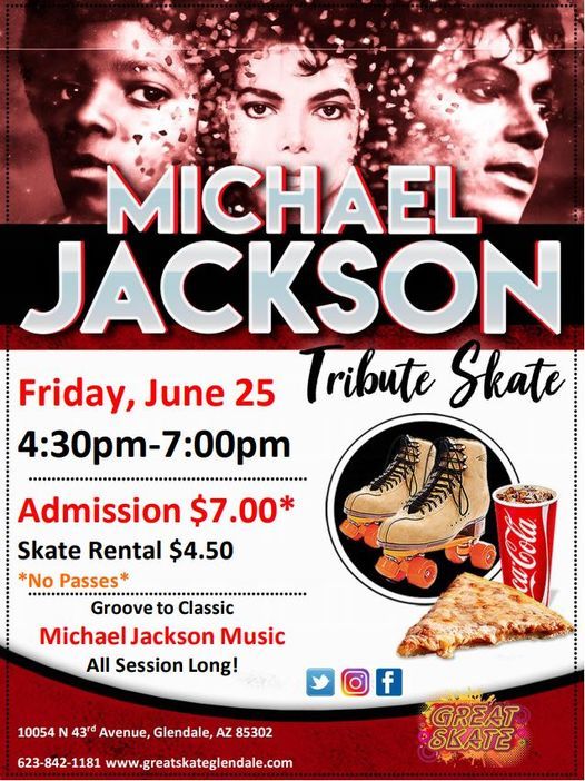 Michael Jackson Skate Great Skate Glendale June 25 2021