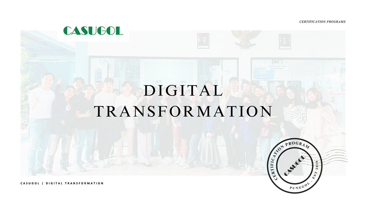 Certified Strategic Digital Transformation Leader (SDTL)