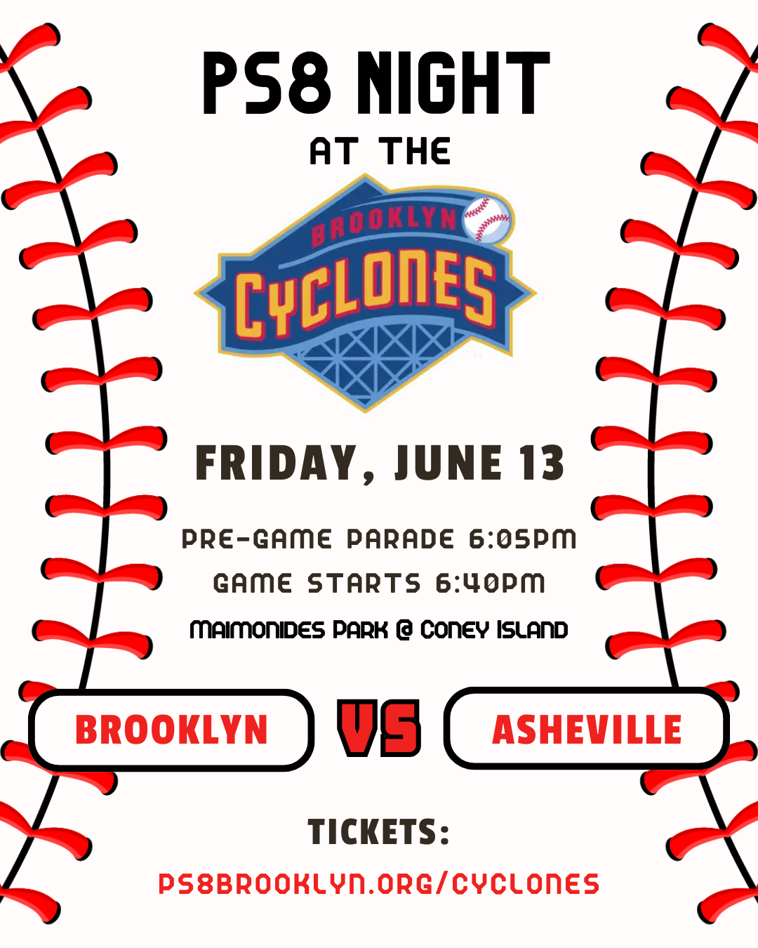 Brooklyn Cyclones at Asheville Tourists at McCormick Field