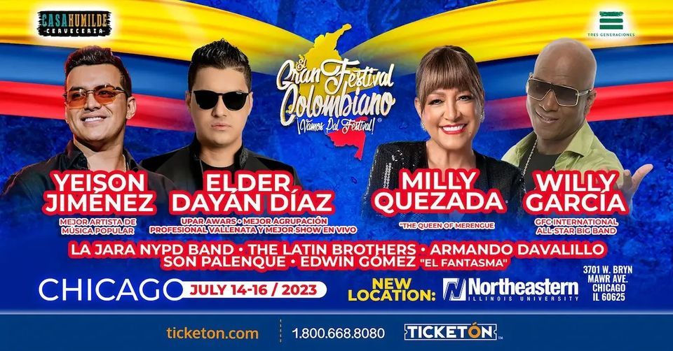 El Gran Festival Colombiano 2025 3701 W Bryn Mawr Ave, Chicago, IL
