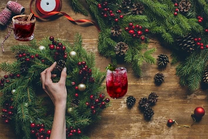 Crafted Wreath & Cocktails