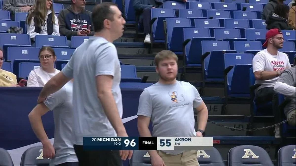 Akron Zips at Michigan Wolverines Womens Basketball